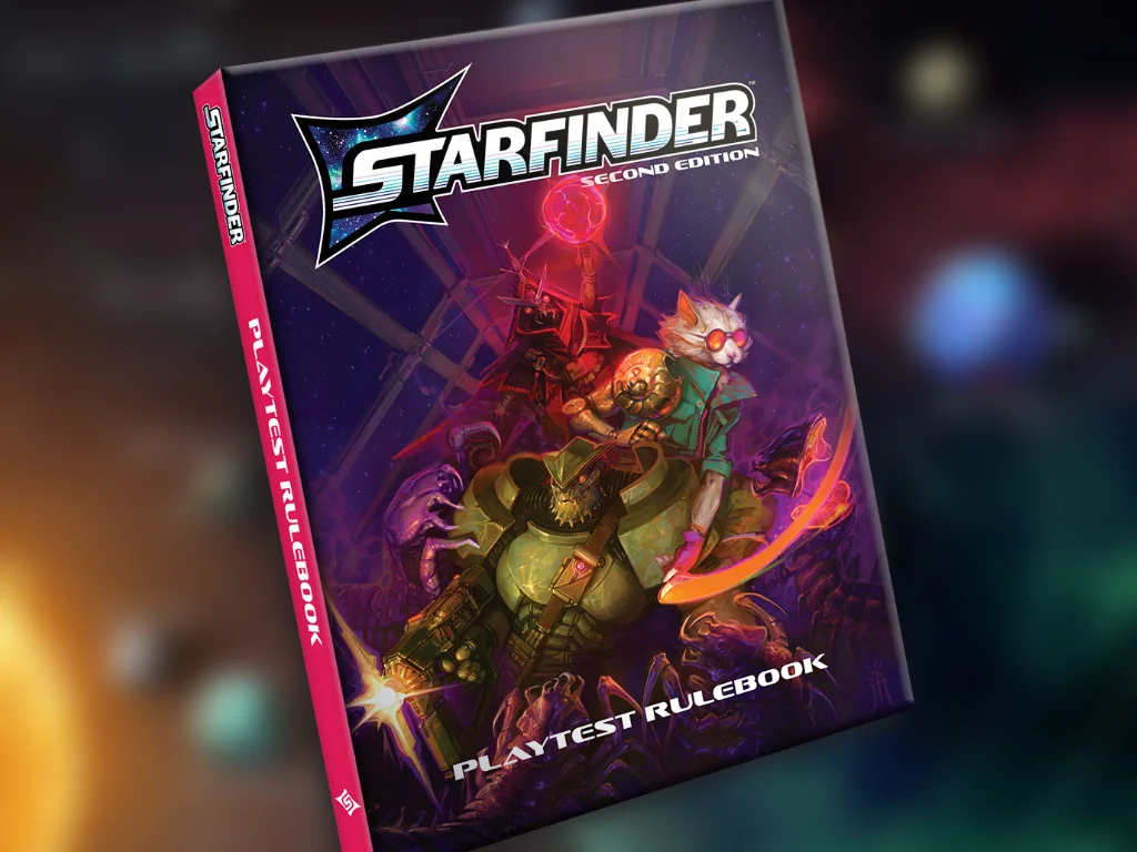 Abbildung des Starfinder-2E-Playtest-Regelwerks